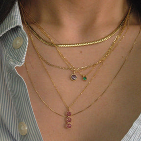 blue sapphire largo necklace