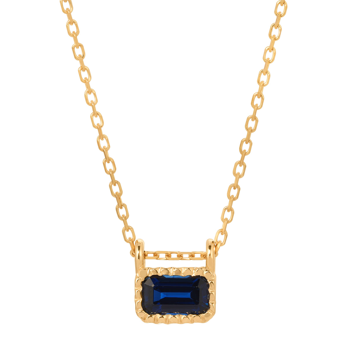 Blue Sapphire EC Necklace