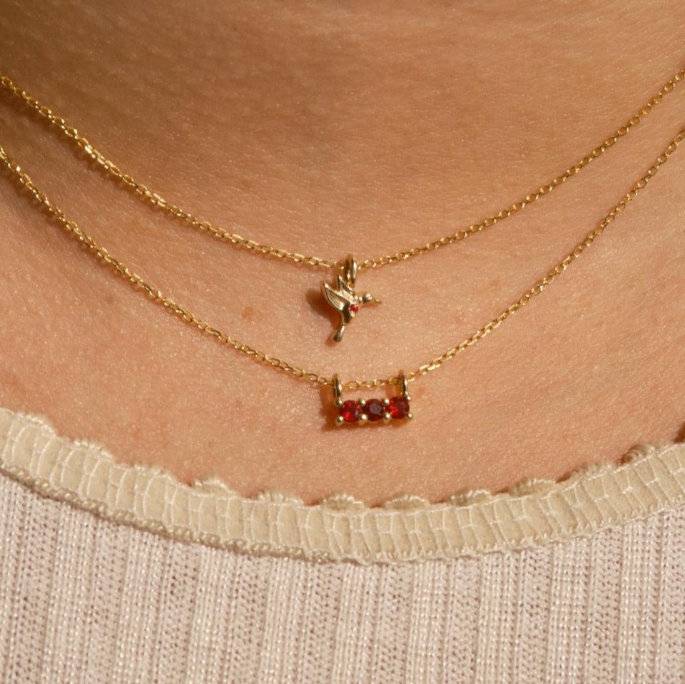 Ruby 3S Necklace