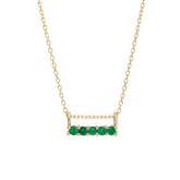 5 Emerald Necklace