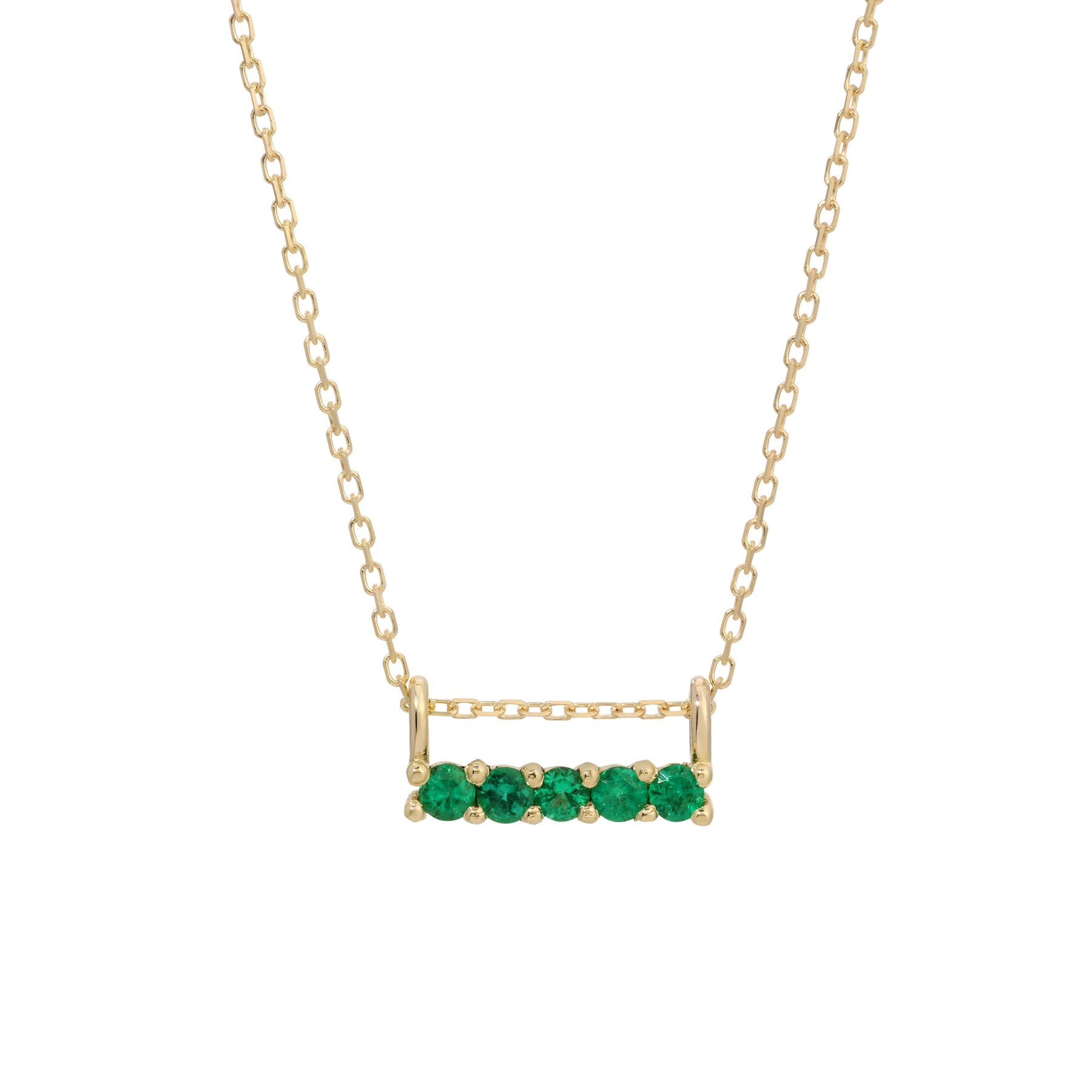 5 Emerald Necklace