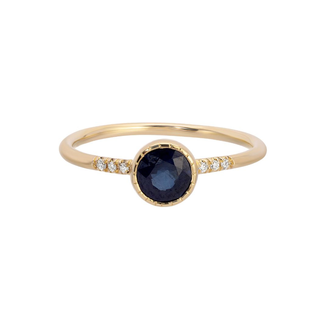 Blue Sapphire Hope Equilibrium Ring