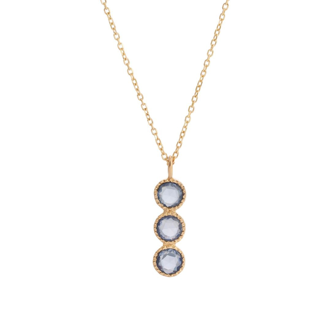 Blue Sapphire Mazurka Necklace