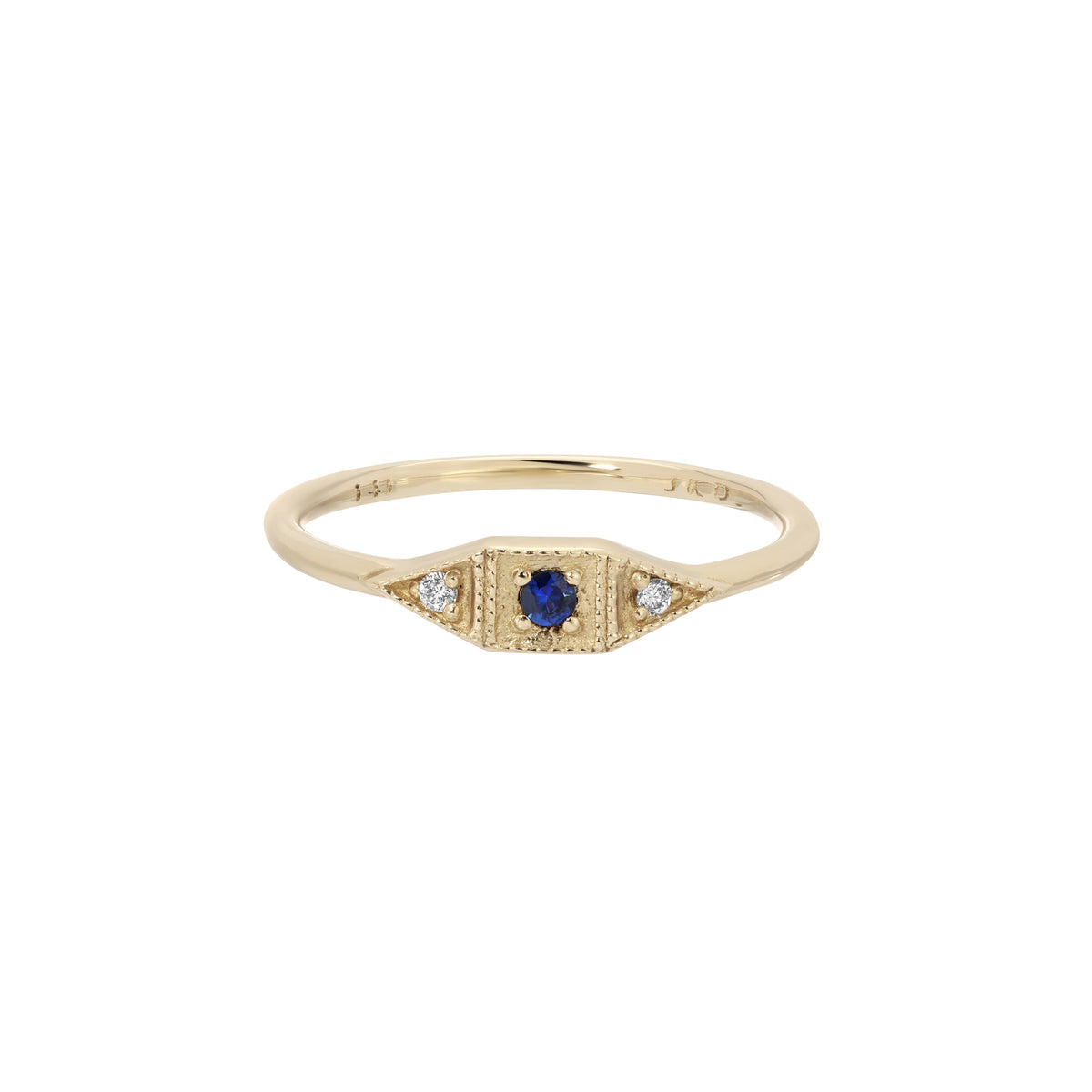 Sapphire Mini Deco Point Ring