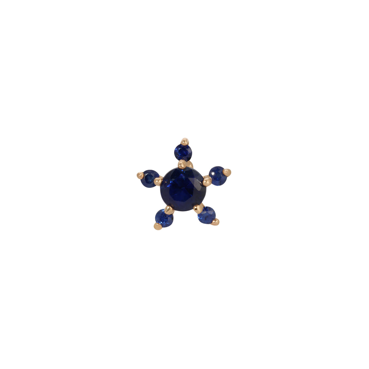 Blue Sapphire Sprout Stud (Single)