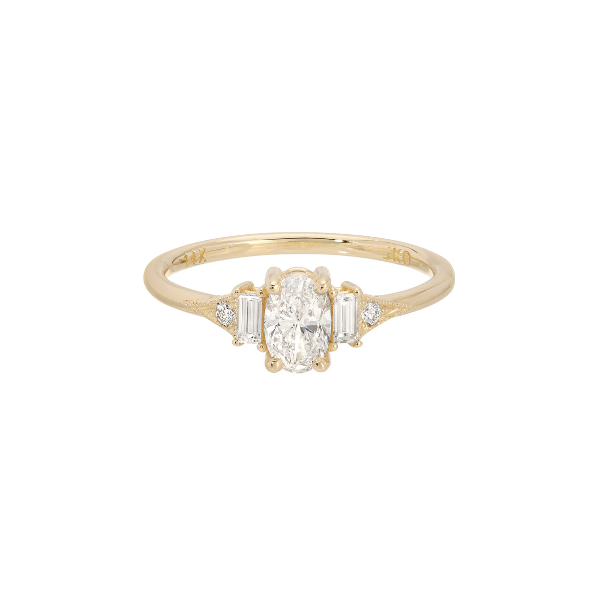 Diamond Oval Kathy Deco Ring