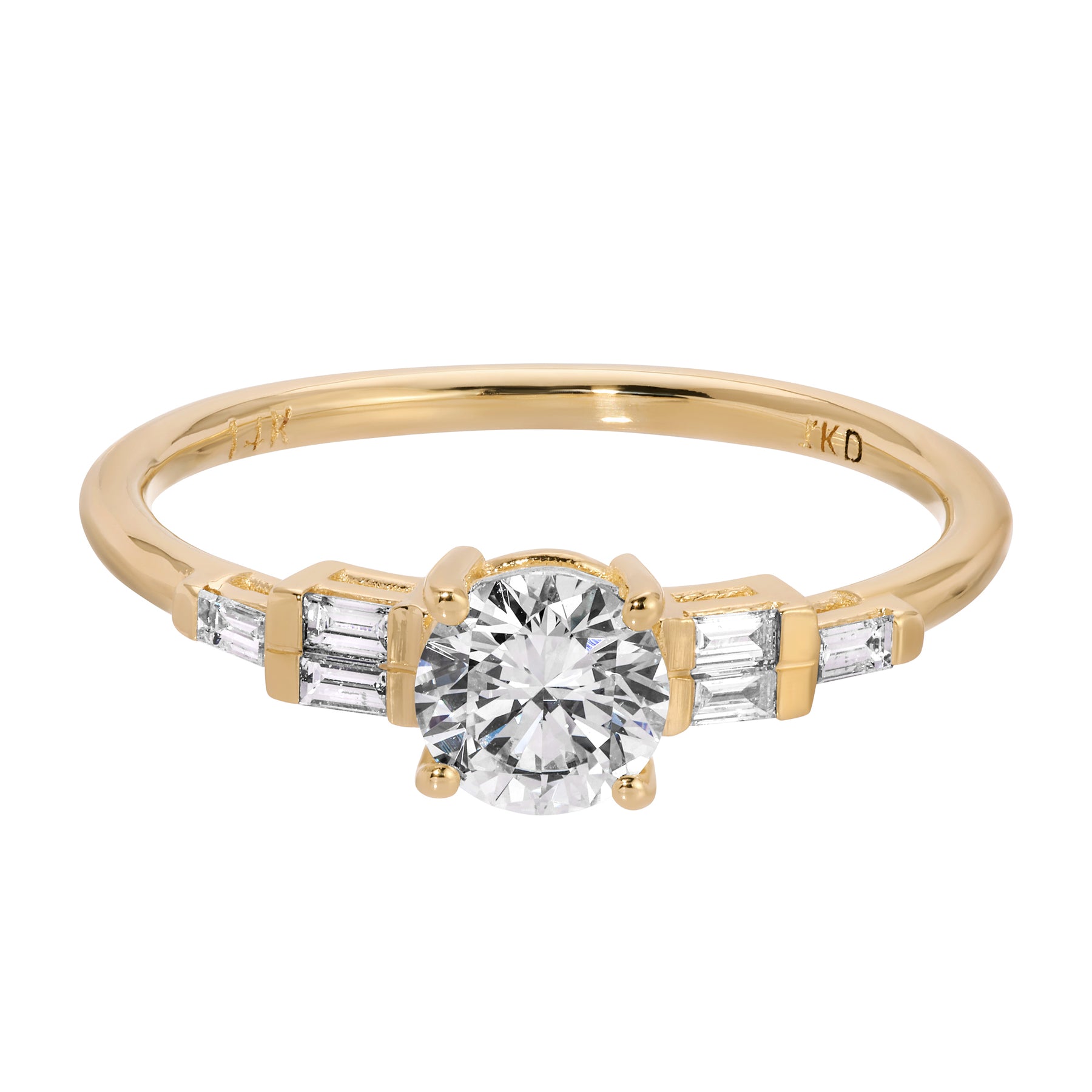 Diamond Una Corda Ring