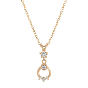 Diamond Doorknocker Necklace