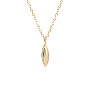 Gold Marquise Necklace