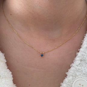 blue diamond petite era necklace