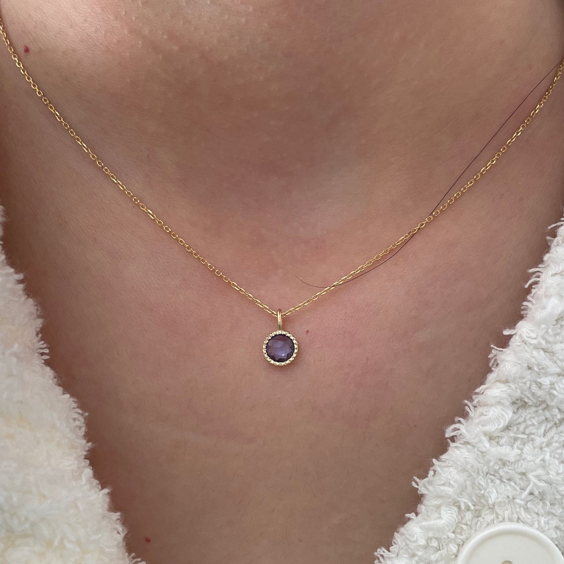 blue sapphire aria necklace