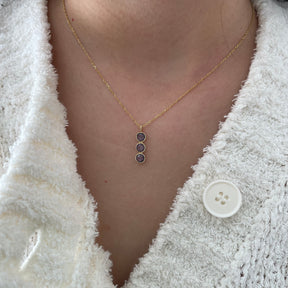 blue sapphire mazurka necklace