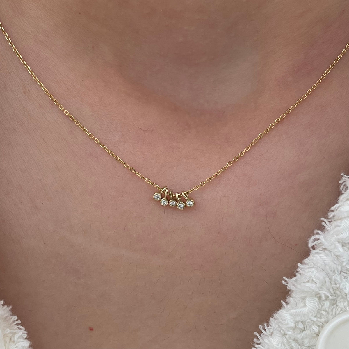 diamond milestones necklace