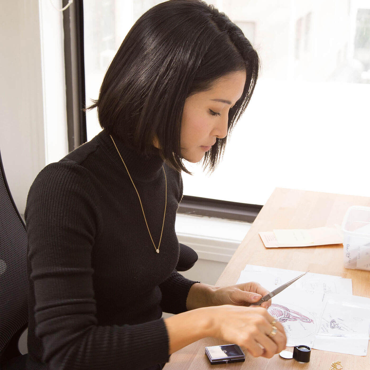 Jennie Kwon Making Jewelry