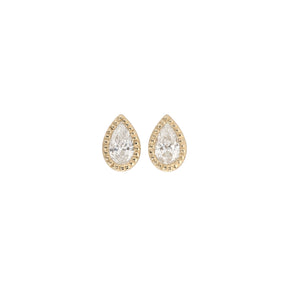 Pear Diamond Earrings (Pair)