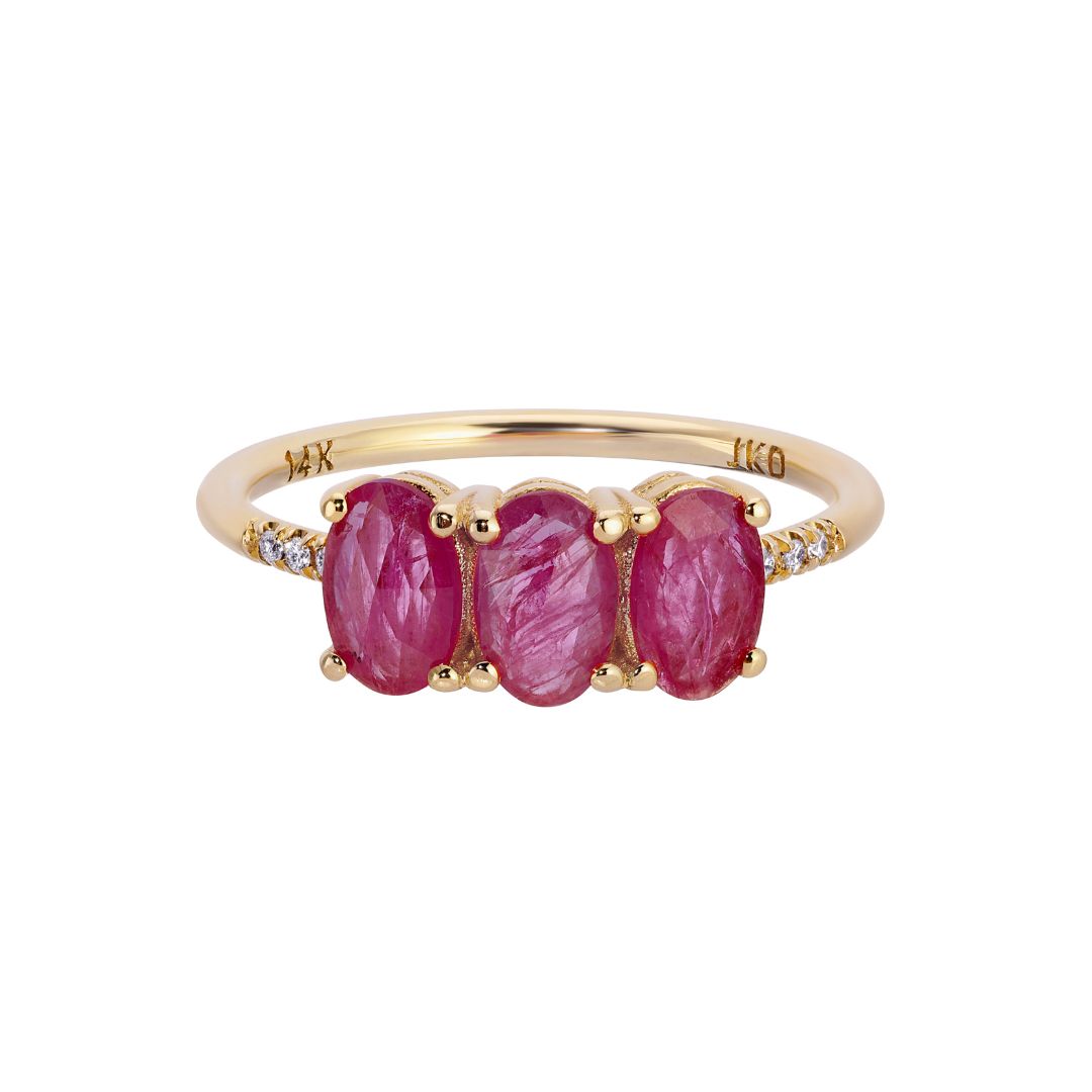 Ruby Olive Reymer Ruby Olive Equilibrium Ring