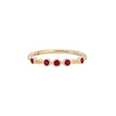 Ruby Pebble Leaf Band