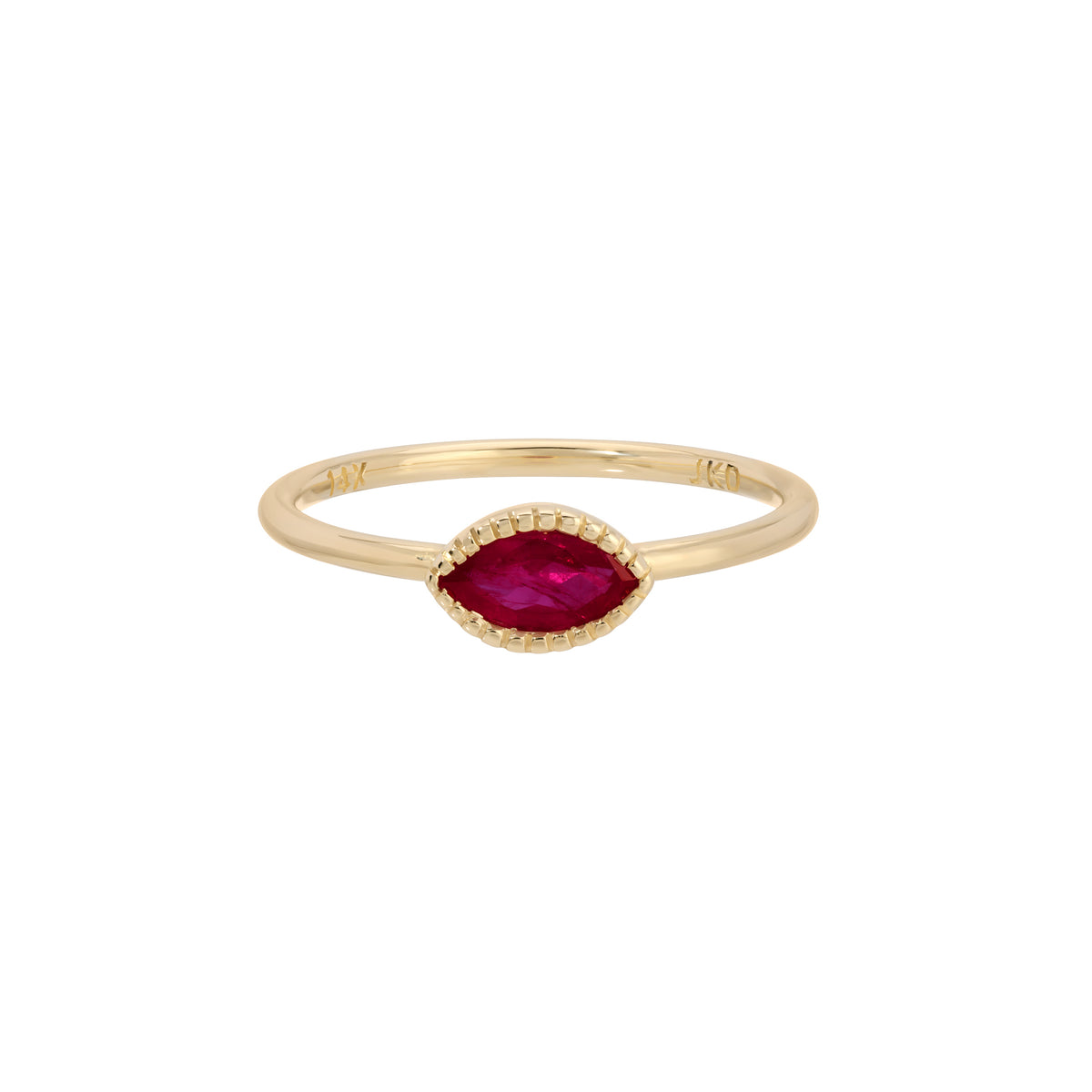 Ruby Solo Marquise Ring