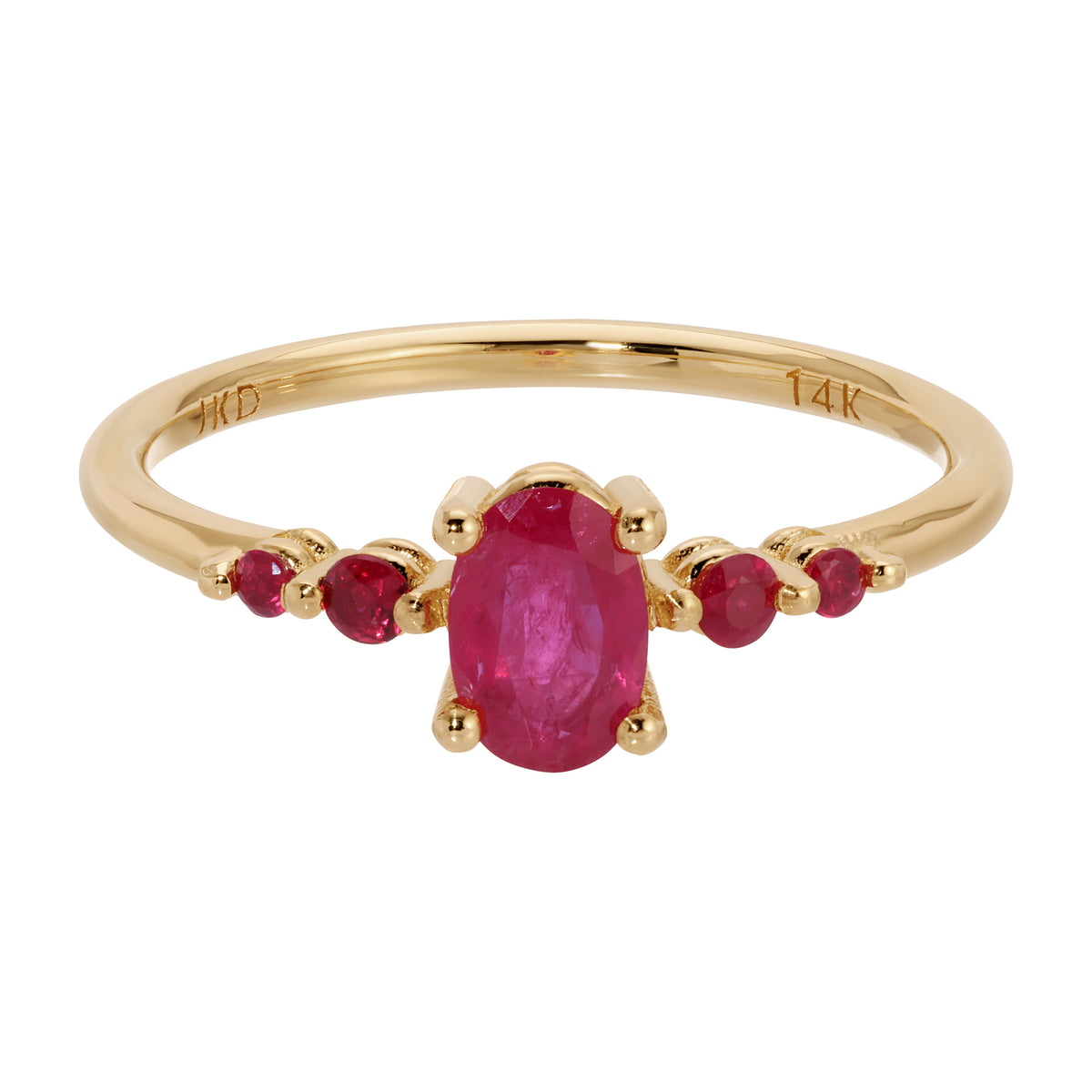 Ruby Pebble Ring