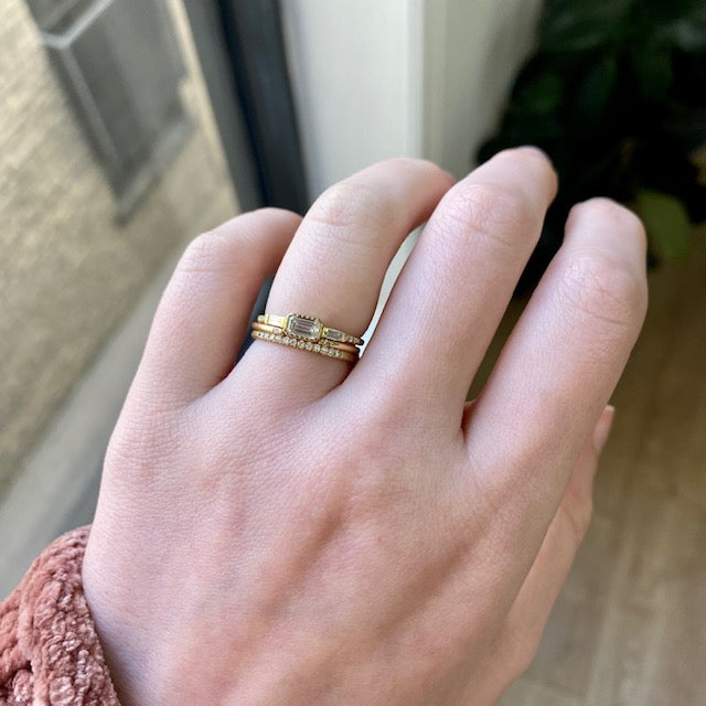 YS Diamond Baguette Ring