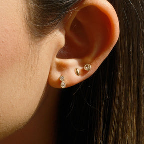 Diamond Dewdrop Stud (Single)