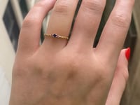 Sapphire Beacon Ring