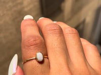 Opal Oval Wisp Ring