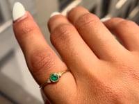 Emerald Sotto Voce Ring