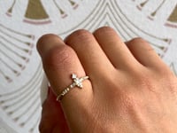 Diamond Temple Ring