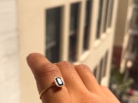 Emerald Cut Sapphire Wisp Ring