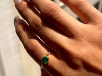 Emerald Wave Ring
