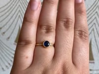 Blue Sapphire Hope Equilibrium Ring