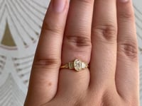 Diamond Oval Bel Canto Ring