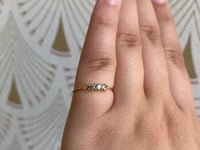 3S Green Sapphire Ring