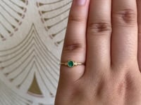 Emerald Sotto Voce Ring