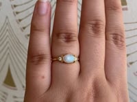 Opal Long Spear Ring