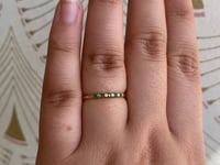 Emerald Pizzicato Ring