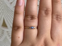 Sapphire Trio Equilibrium Ring