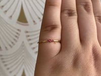 Tres Ruby Ring