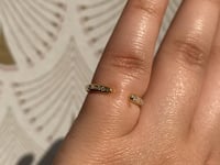 Diamond Staccato Cuff Ring