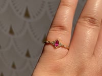 Ruby Marquise Poeme Ring