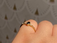 Blue Sapphire Oval Poeme Ring