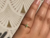 Emerald Flora Ring