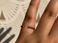 Black Diamond Chubby Equilibrium Cuff Ring