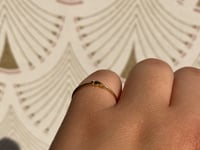 Blue Sapphire Ball Ring