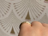 Knife Edge Baguette Diamond Ring