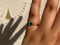 Emerald Chubby Ring