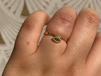 Marquise Emerald Balance Ring