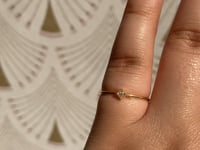 Diamond Mini Square Ring