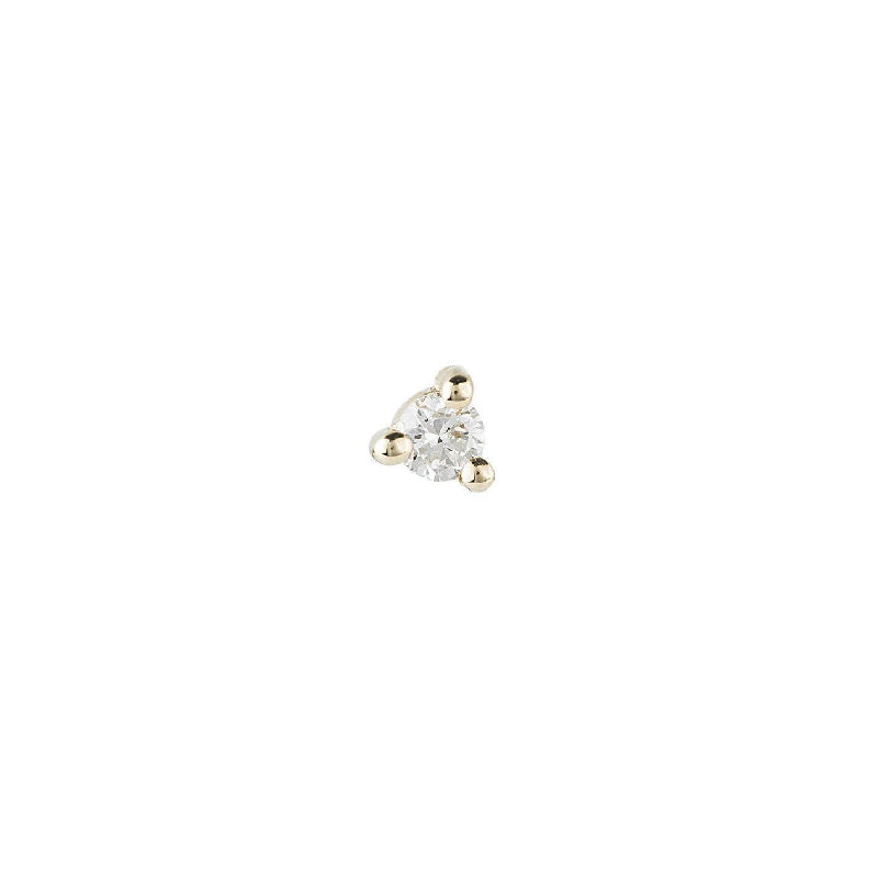 1.5mm Diamond Stud Earring (single)